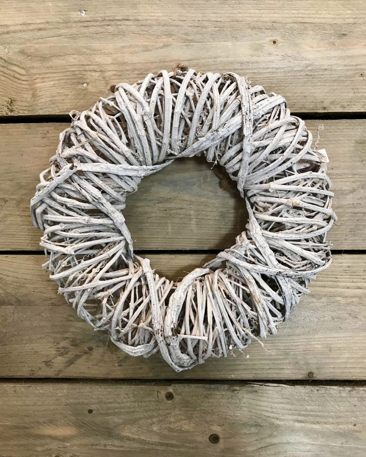 Couronne déco en bois Fleurs et moi